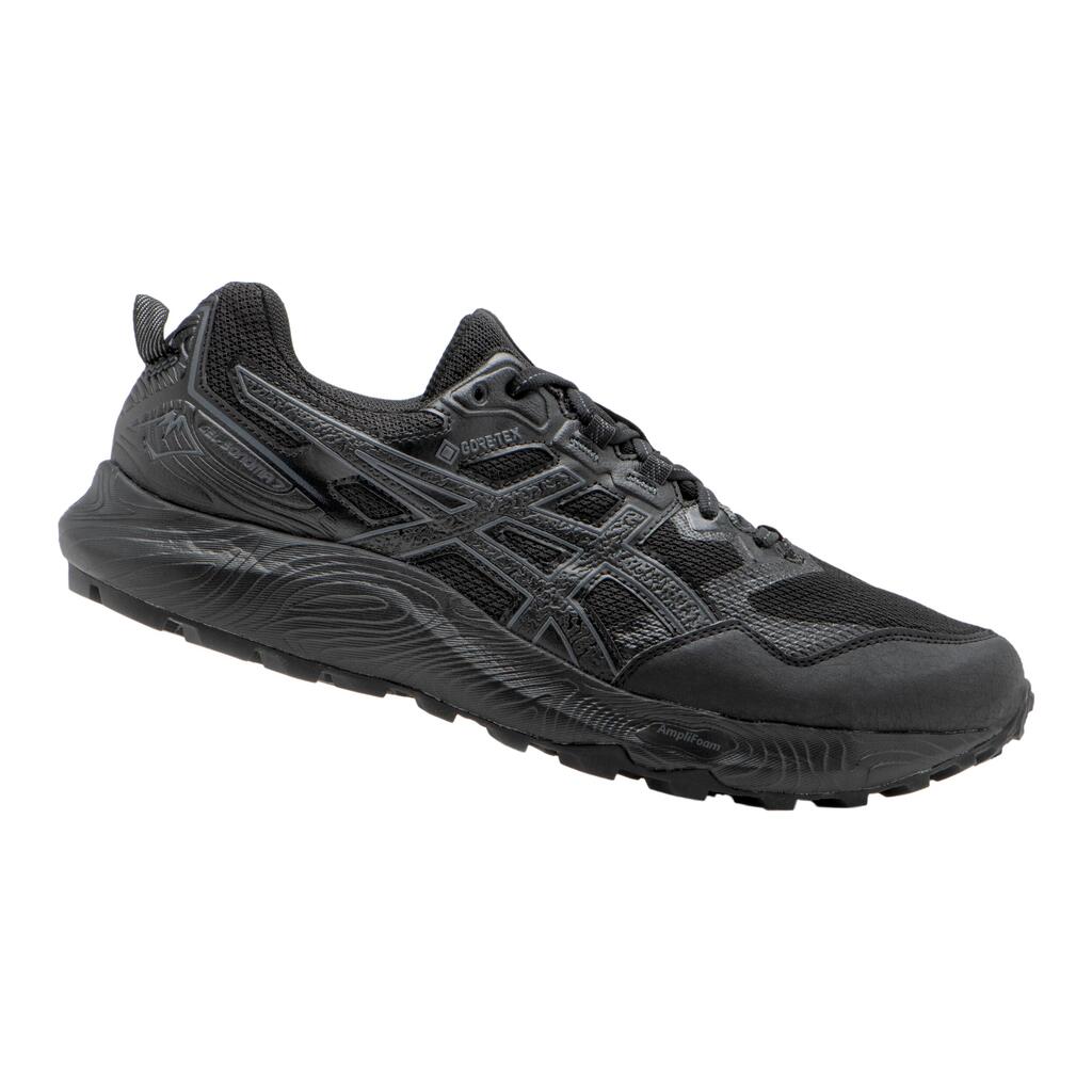 WOMEN'S ASICS GEL-SONOMA 7 GTX TRAIL RUNNING SHOES - BLACK/CARRIER GREY